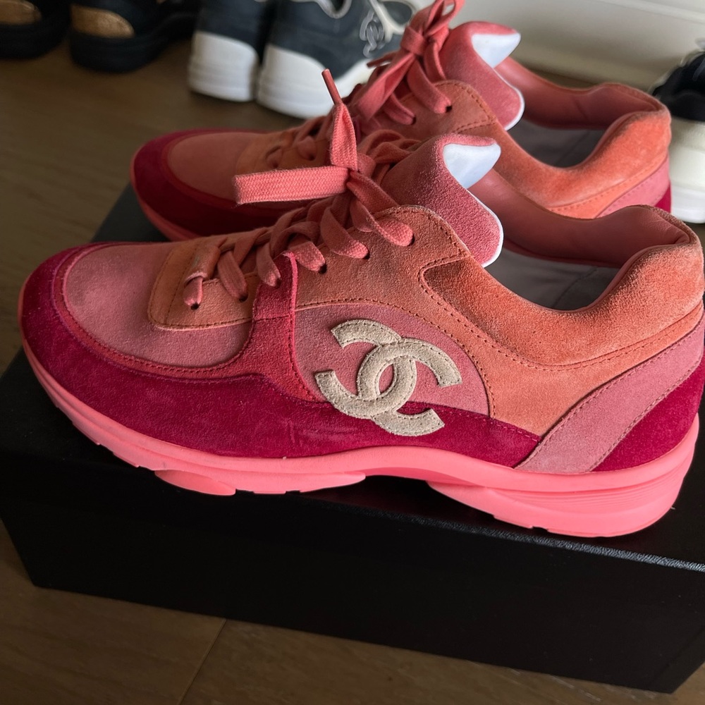 Authentic Chanel CC Sneakers
